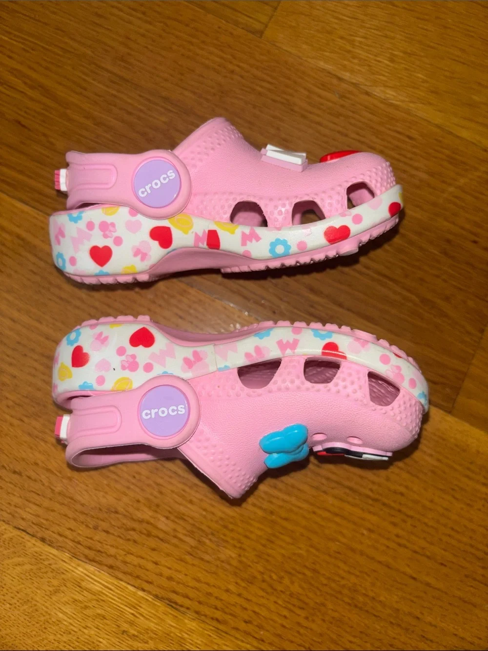 CROCS Pink Minnie Mouse Jibbitz-Decorated Slip-Ons